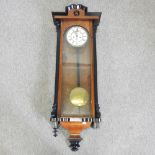 A Vienna style regulator, with twin weight movement,