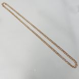 A ladies 9 carat gold chain necklace