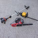 A Homelite petrol strimmer,