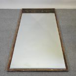 A large early 20th century painted advertising mirror, for The Mazawattee Tea Company,