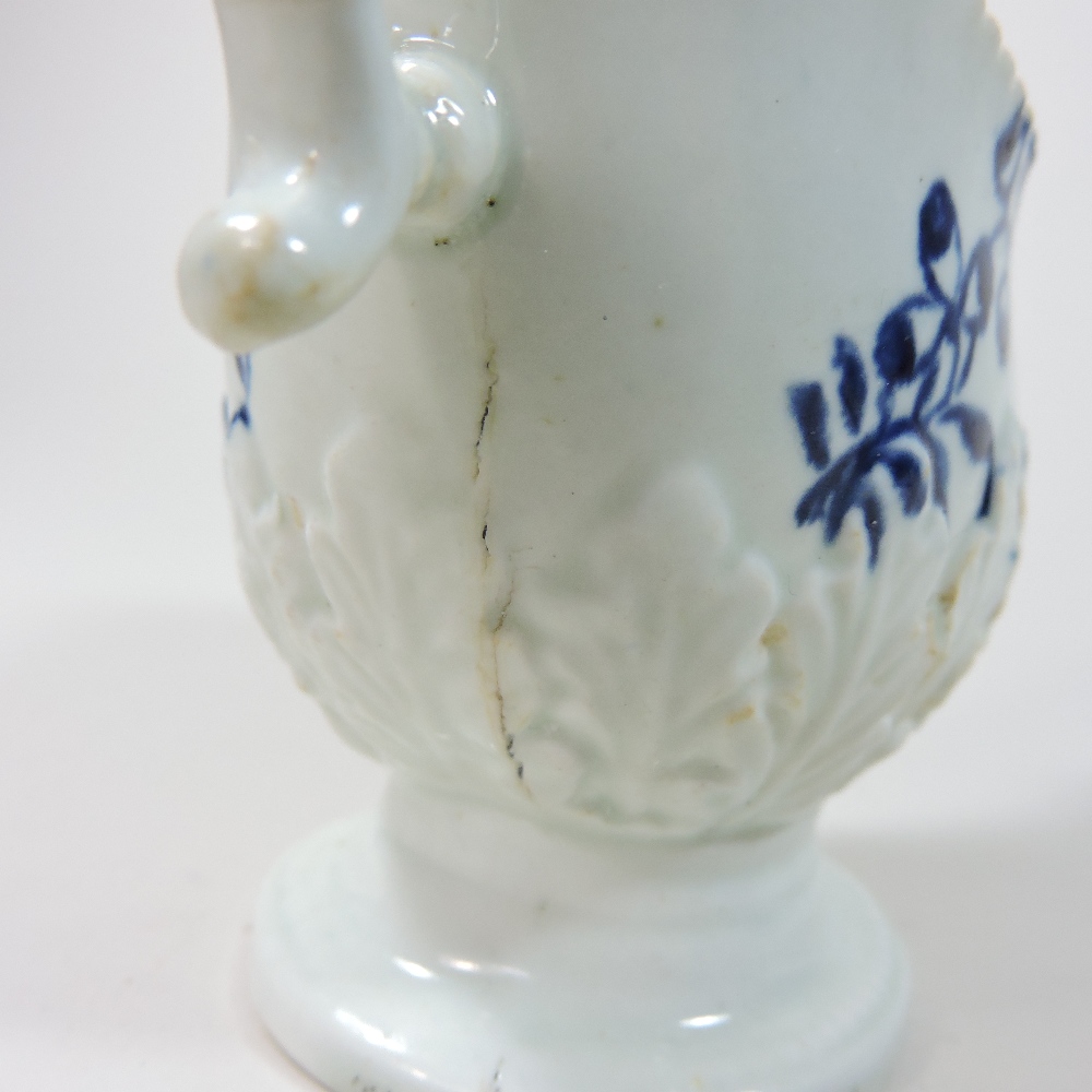 An 18th century Pennington's Liverpool blue and white porcelain sauce boat, circa 1780, - Image 2 of 8