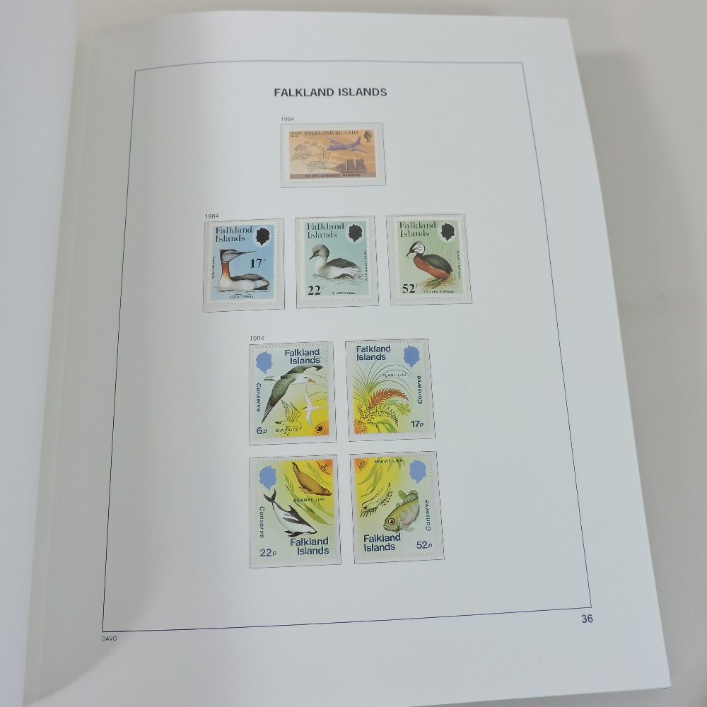 An extensive album of Queen Elizabeth II Falkland Island stamps, in mint condition, - Image 4 of 9