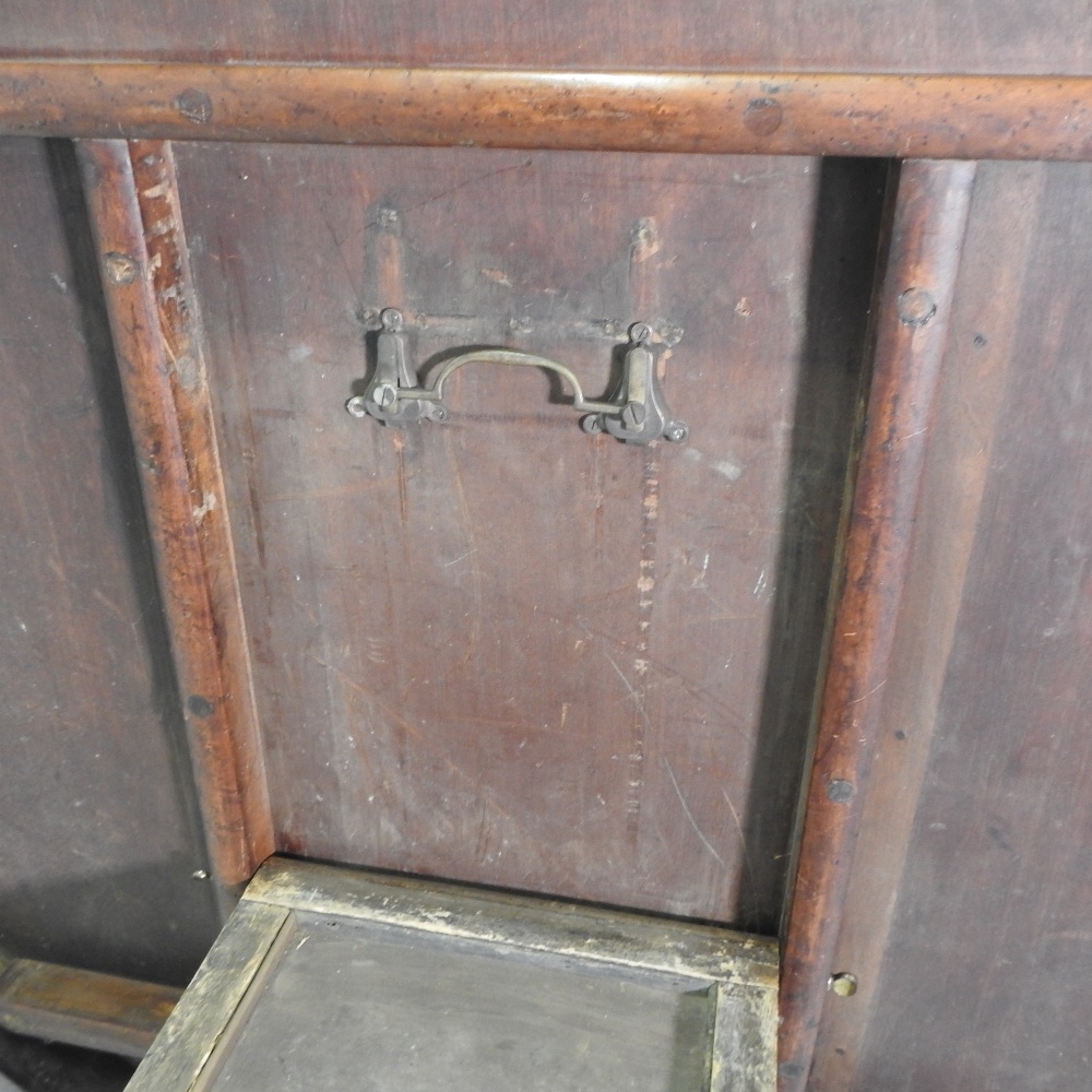 A George III rosewood and inlaid breakfast table, with a hinged circular top, - Image 3 of 9