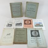 + A collection of eight illustrated auction catalogues,