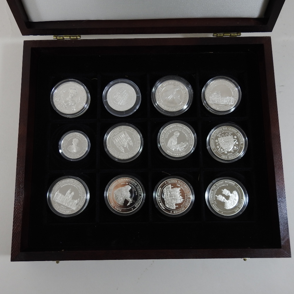 A Royal Mint collection of twelve Royal commemorative silver proof coins, - Image 10 of 10