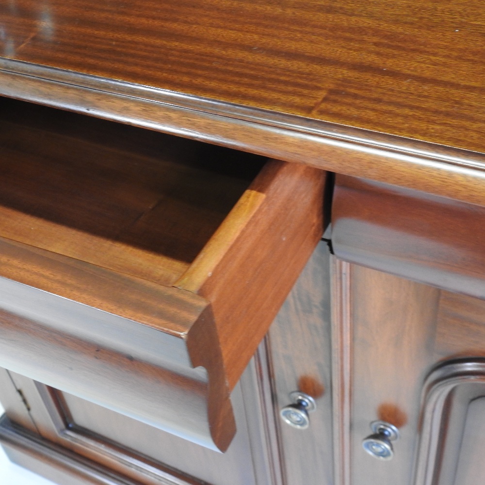 A Victorian style mahogany chiffonier, with a carved gallery back, - Image 5 of 8