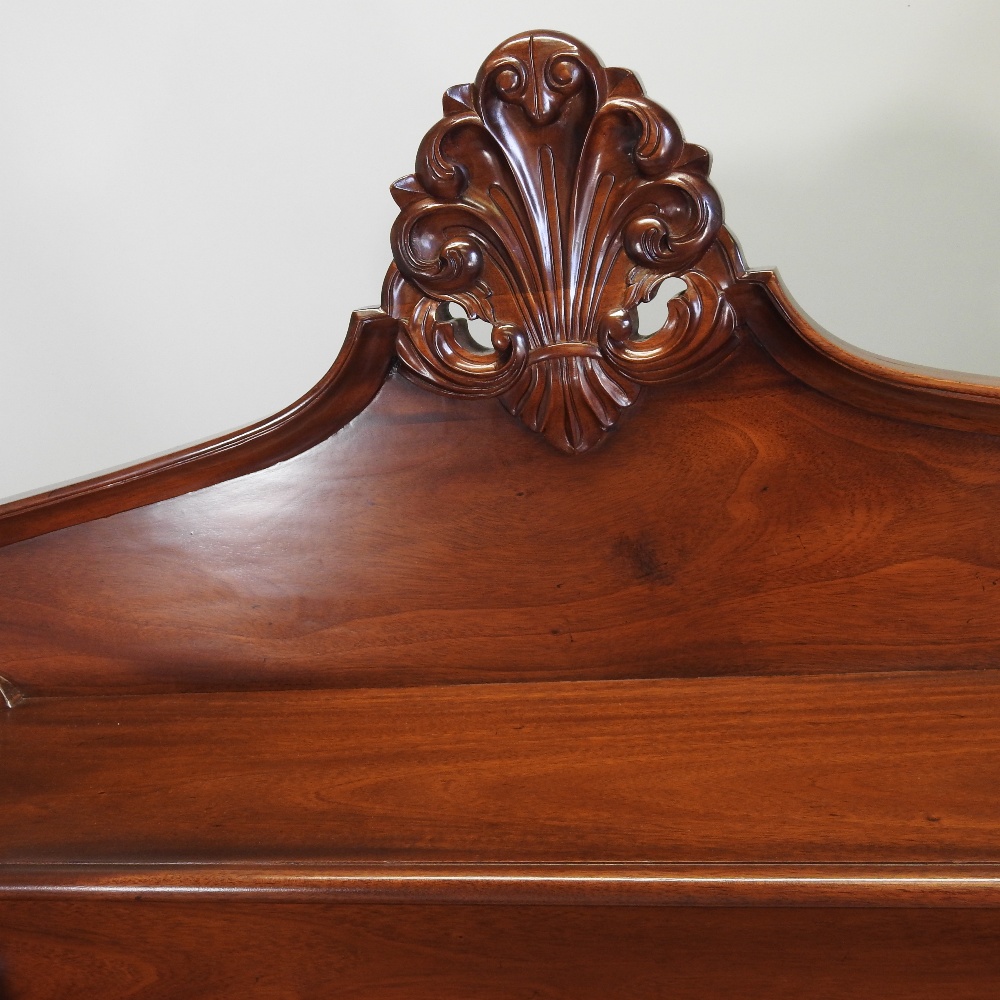 A Victorian style mahogany chiffonier, with a carved gallery back, - Image 6 of 8