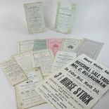 + A collection of 19th century dispersal sale catalogues, circa 1896,