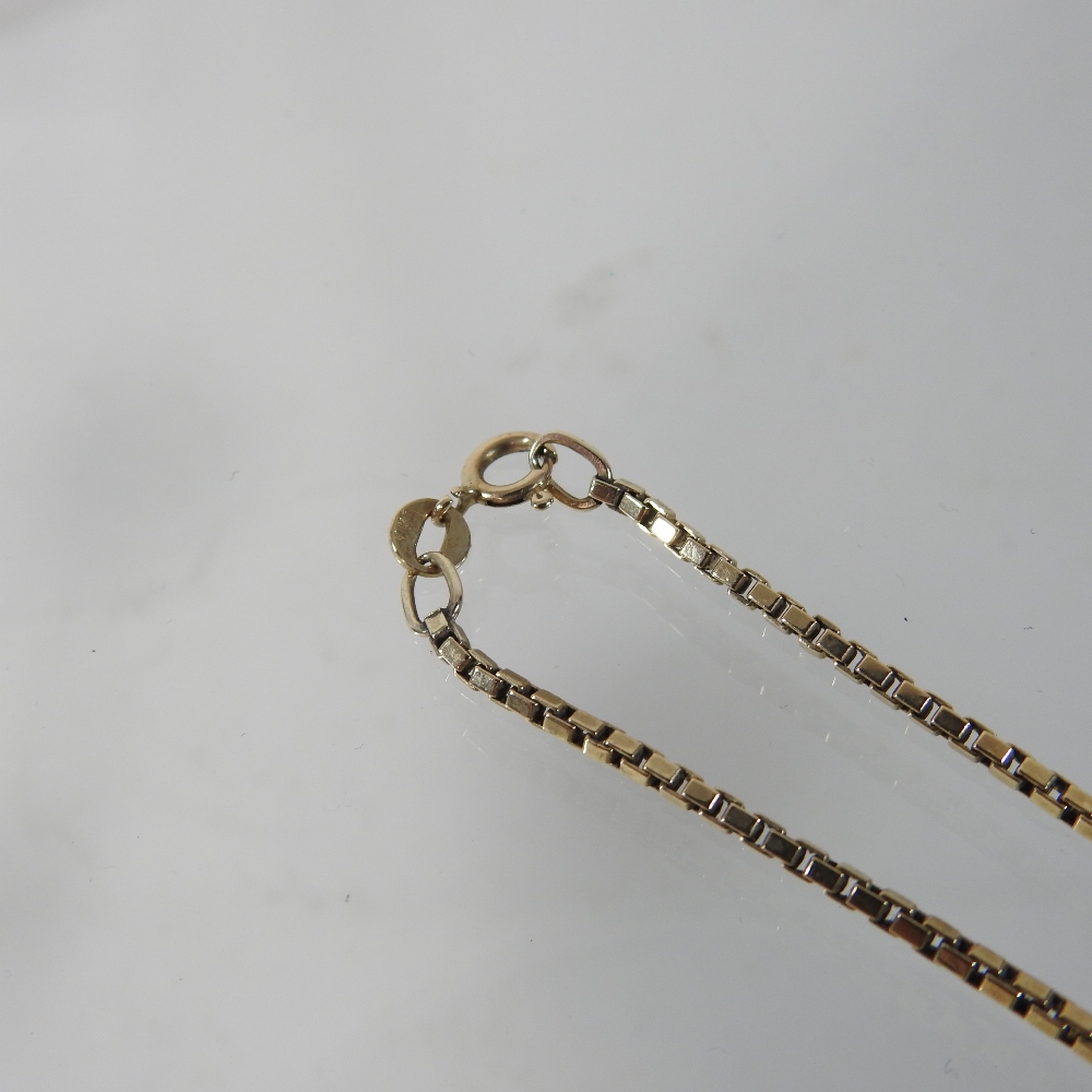 A 19th century unmarked memorial necklace, suspended with a woven hair pendant, - Image 5 of 9