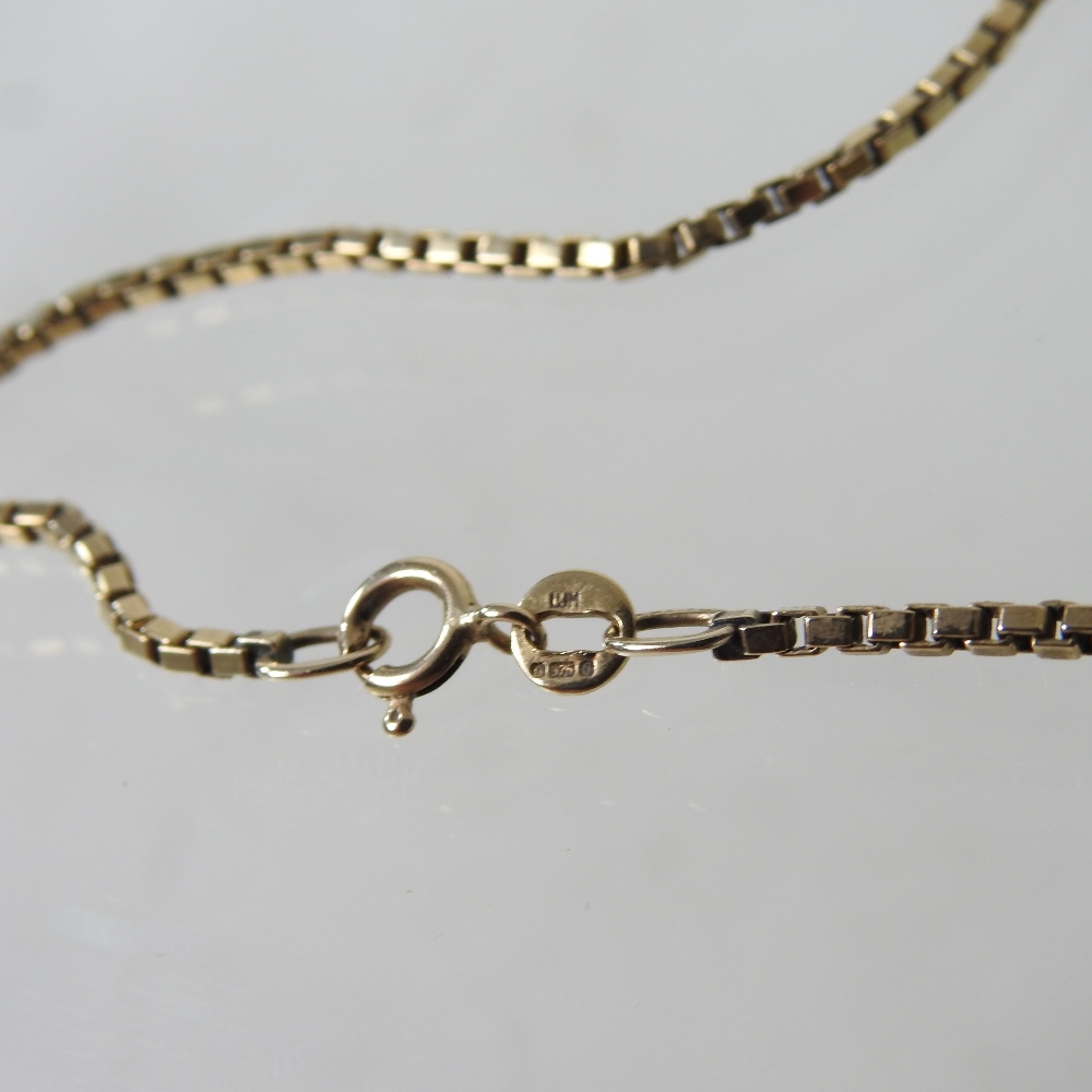 A 19th century unmarked memorial necklace, suspended with a woven hair pendant, - Image 7 of 9