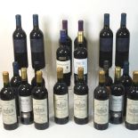 A collection of wine, to include six bottles of Domaine Capion Cabernet Sauvignon 2000,
