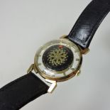 An Ernest Borel skeleton/kaleidoscope wristwatch,