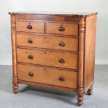 A 19th century oak Scottish chest,