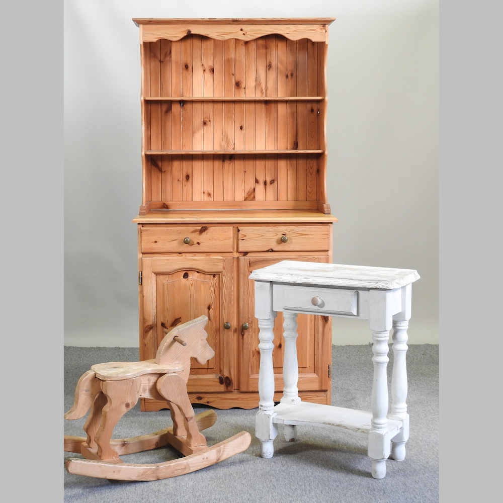 A modern pine dresser, 92cm,