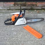 A Stihl MS 181C chainsaw