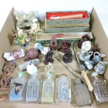 A collection of oriental items,