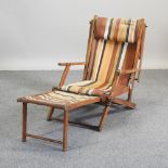 A vintage deck chair,