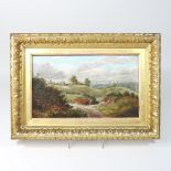 Alfred W Darby, early 20th century, heathland landscape, signed and dated 1903, oil on canvas,