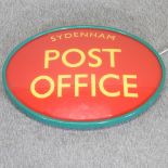 An illuminated Sydenham Post Office Sign,