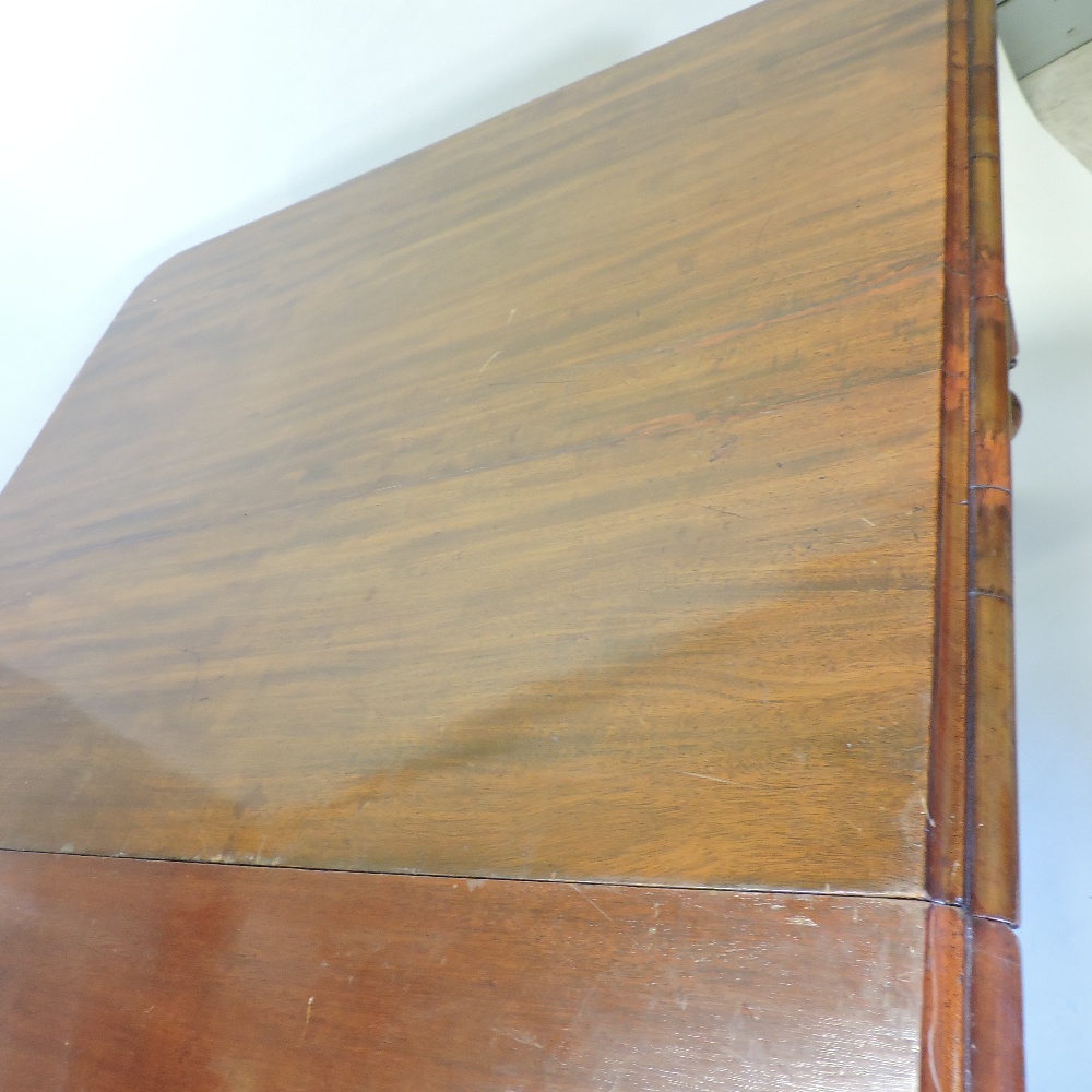 A large 19th century mahogany pull out extending dining table, with two additional leaves, - Image 3 of 9