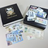 An extensive album of Queen Elizabeth II Falkland Island stamps, in mint condition,