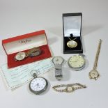 A Mappin Precision vintage gentleman's wristwatch, together with a Hofner watch, boxed,