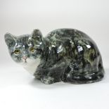 A Winstanley pottery cat,
