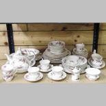 A Royal Albert Lavender pattern part tea service,