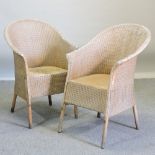 A pair of Lloyd Loom side chairs