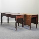 A Victorian mahogany serving table, 152cm,