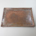 A Newlyn copper tray, by John Pearson,