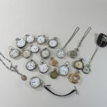 A collection of early 20th century and later pocket watches,
