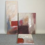 Lowe, contemporary, abstract, signed and dated 06, oil on canvas,