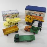 A small collection of Dinky die cast model vehicles, to include Coles Mobile crane,