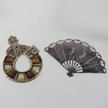 A Niello brooch,