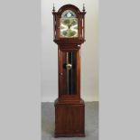 An oak cased long case clock,