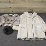 A vintage fur coat,