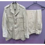 British Khaki Drill Bush Jacket and Trousers