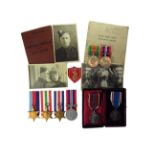 WW2 Husband and Wife Medal Groups & Paperwork