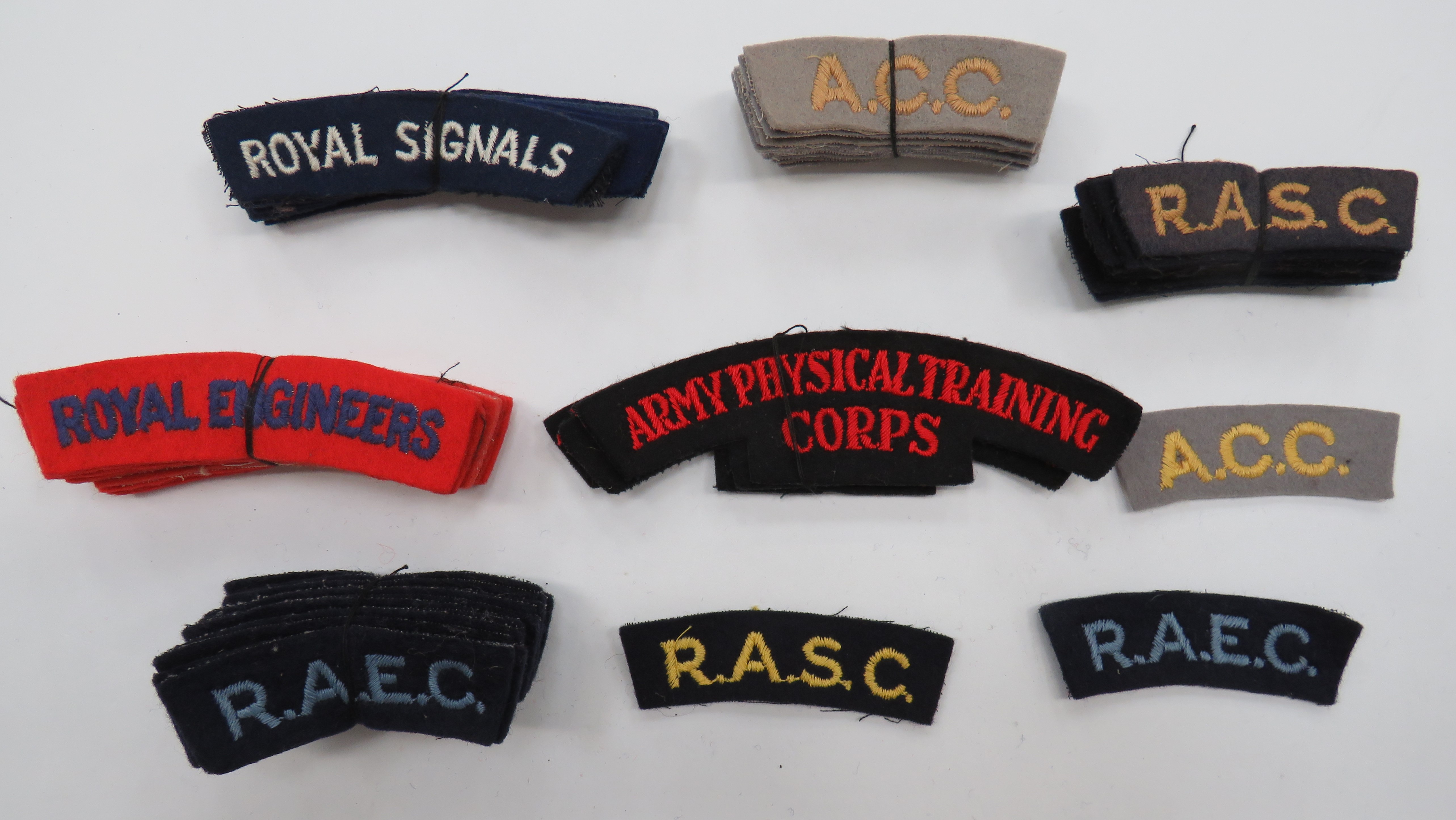 Quantity of Embroidery Shoulder Titles