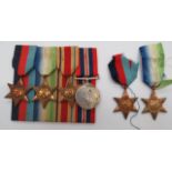 Two WW2 Royal Navy Medal Groups