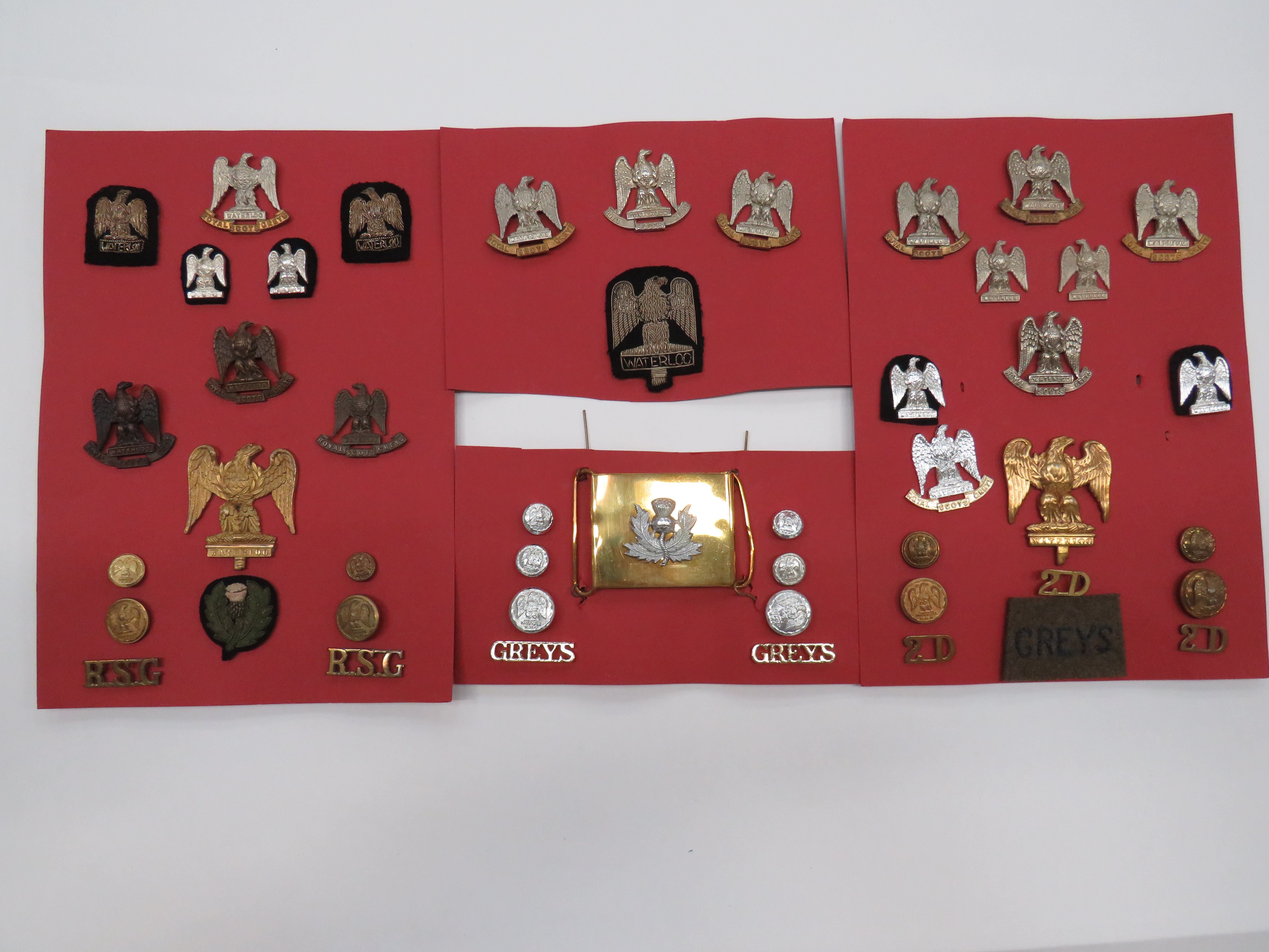 Good Selection of Royal Scots Greys Badges