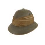 Unusual Private Purchase Pith Helmet