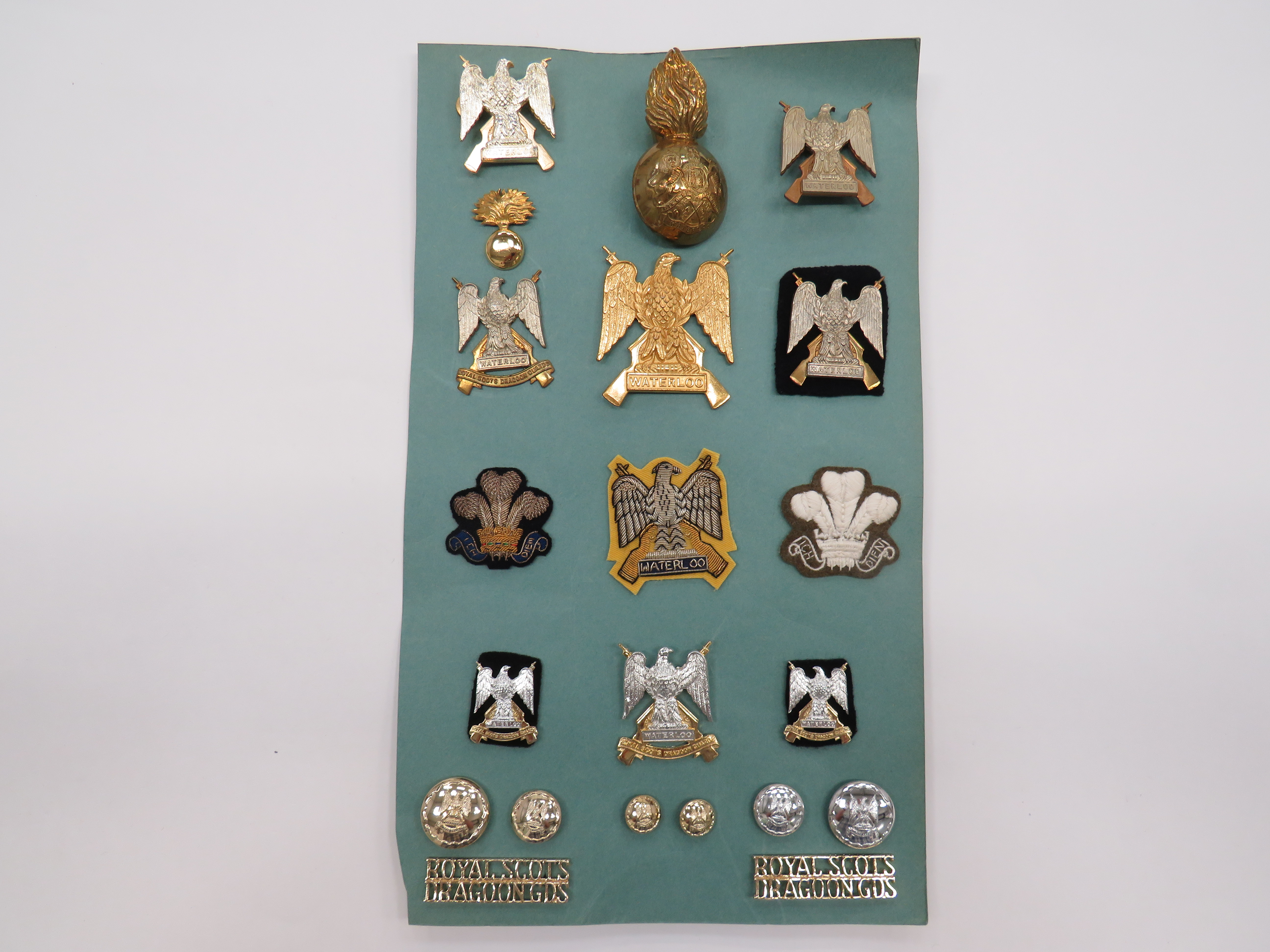 Selection of Royal Scots Dragoon Guards Badges