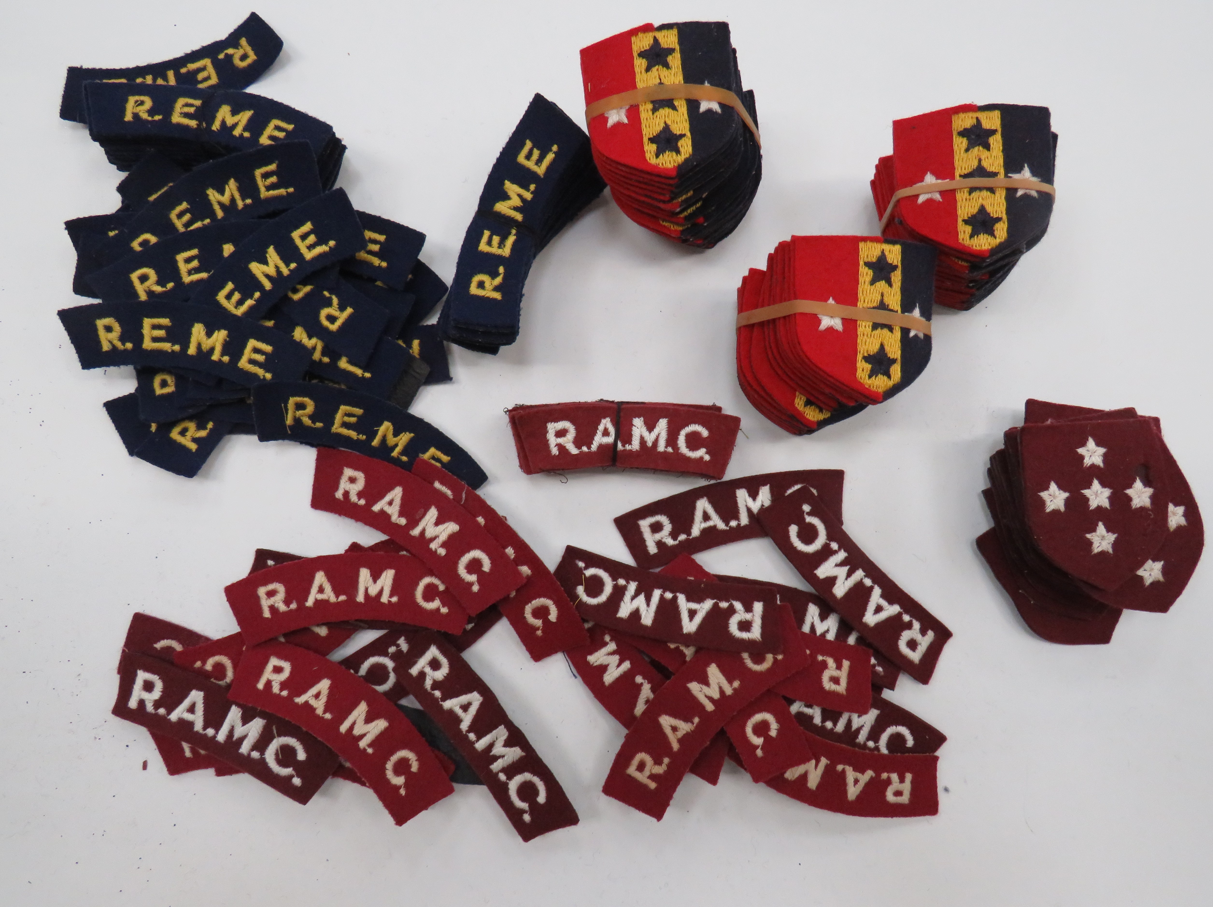 Selection of RAMC and REME Titles and Formation Badges