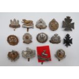 Selection of Infantry Cap Badges Including Territorial
