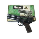 Webley Senior Air Pistol In Maker's Box