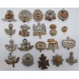 Selection of Various Infantry Cap Badges