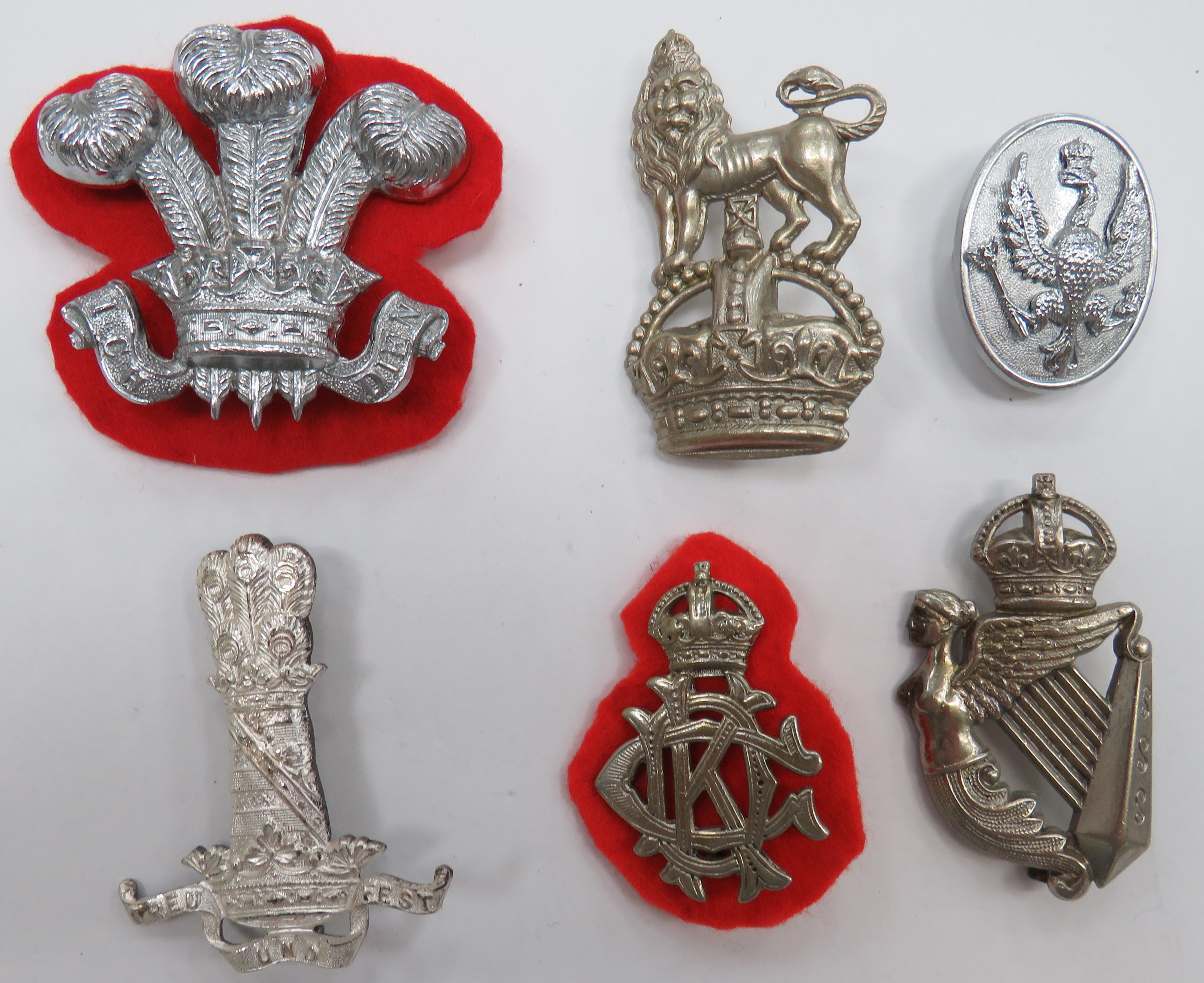 Six Various Cavalry Arm Badges