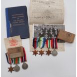 Two WW2 Boxed Medal Groups